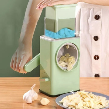 Rayador Y Cortador De Verduras 3 En 1 Mandolina Verde