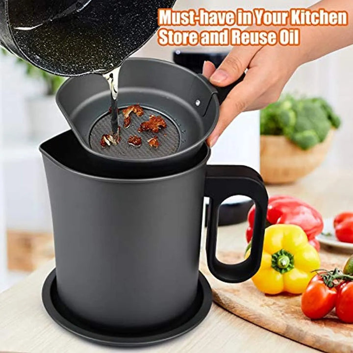 Coladores Contenedor De Grasa De Tocino Con Filtro