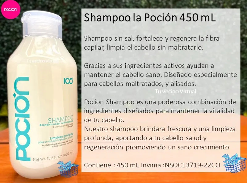 La Pocion Kit Niños Tratamiento Capilar + Shampoo La Pocion