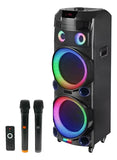 Parlante Bluetooth Ndr-7022 Torre Sonido Con Mic Negro