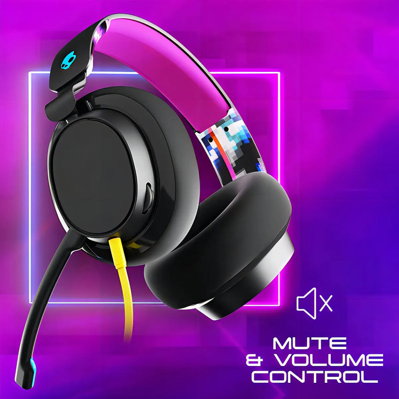 Audífonos Gamer Skullcandy Slyr Usb-c A Usb-a Y 3.5mm Negro