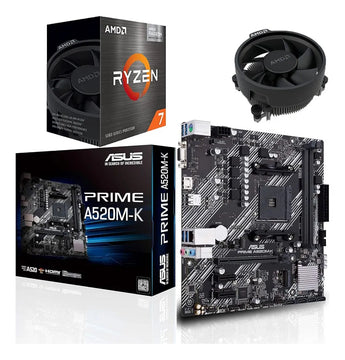 Combo Board A520m Procesador Amd Ryzen 7 5700g Pc