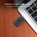 Tarjeta De Sonido Usb 7.1 Con Control De Volumen Para Pc