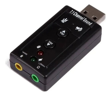 Tarjeta De Sonido Externa Usb 7.1 Adaptador Audio Microfono