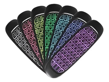 Mini Teclado Inalambrico Air Recargable Gadnic Mouse Color del mouse Negro Color del teclado Negro