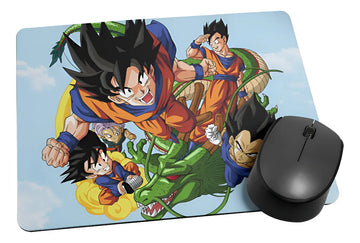 Pad Mouse Rectangular Dragon Ball - Antideslizante Variado