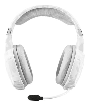 Audifono Gamer Trust Gxt 322w 3.5mm Blanco Camuflado Color Snow camo