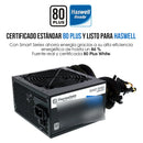 Fuente De Alimentación 600w 80 Plus Real Thermaltake 600 W Negro