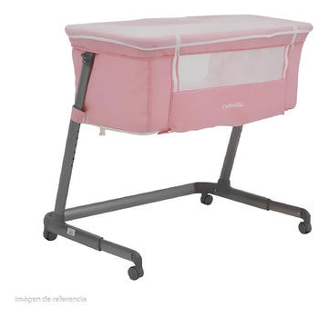 Cuna Colecho Rosada Con Diferentes Alturas Marca Cutebabies