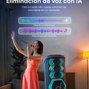 Parlante Bluetooth Soundcore Rave 3s Con 2 Microfonos 200w Color Negro