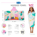 Toalla Con Capucha Pepa Pig Niños Baño Playa Piscina Rosa
