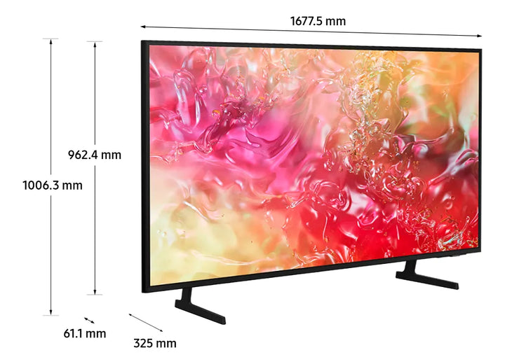 Televisor Samsung 75 Crystal Du7000 Smart 4k