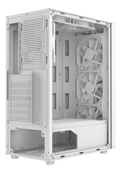 Gabinete Gamer Iceberg Flow D Blanca Argb 4 Ventiladores Blanco