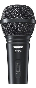 Micrófono Vocal Dinámico Shure Sv200 Color Negro