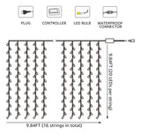 Extensión 320 Luces Navideñas Led Torchstar Estilo