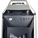 Gabinete Chasis Pc Gamer Tridimensional Rgb Negro + 6 Cooler