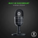 Micrófono Usb Gamer Razer Seiren Mini Compact Supercardioide Negro Clásico