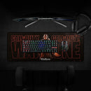 Pad Mouse Gaming Xxl Cod Warzone Extra Largo Speed 80x30cm Negro/naranja