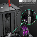 Cooler Uphere Rbg Negro De 6 Heatpipes Y 2 Fanes De 12cm