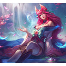 Mouse Pad League Of Legends Flor Espiritual Ahri