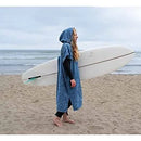 Poncho Cambiante De Surf Y Toalla Con Capucha