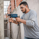 Taladro Percutor Gsb 13 Re Bosch 650w 127v Azul Acero 50hz/60hz