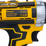 Taladro Inalámbrico De 18 Voltios Con Percutor 2 Velocidades - Amarillo - 50hz/60hz