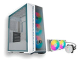 Combo Caja Cooler Master 520 Mesh + Liquid 240l Argb Blanco