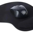 Mousepad Negro Con Soporte En Gel Ergonómico Antideslizantes