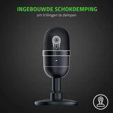 Micrófono Razer Seiren Mini USB para grabación profesional Color Negro