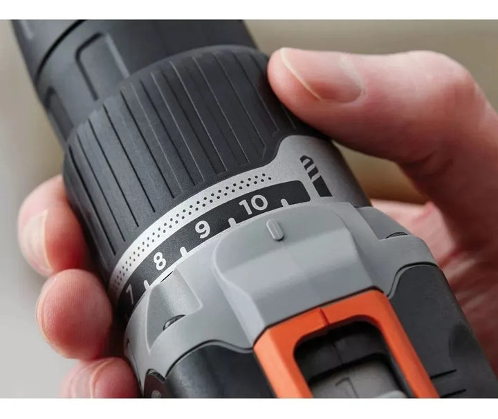 Taladro Percutor 3/8'' 20v Black+decker Bcd704c1-b3 Naranja