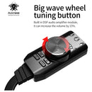 Tarjeta De Sonido Gamer Usb De 7.1 Control Vol Gs3 Mark Ii