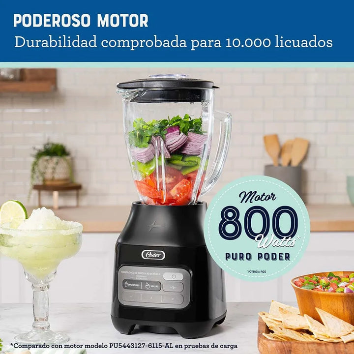 Licuadora Oster BLSTPEG-BRT 800W 1.5L Negro 3 Vel