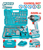 Pistola De Impacto Batería 4amp + Cargador + 152 Accesorios Verde