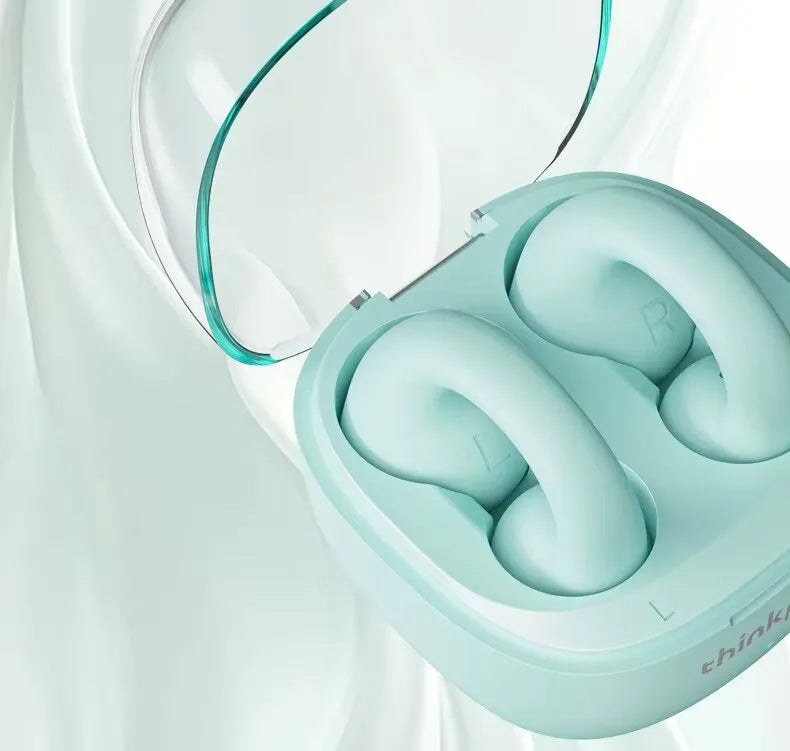 Auriculares inalámbricos Bluetooth Lenovo Lp13 Tws color verde claro