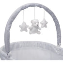 Cesta Delta Para Niños Curve, Blanco/gris, Con Barra Para Ju