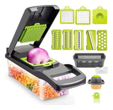 14 En 1 Set De Cortador Verdura, Picador Multifuncional Gris