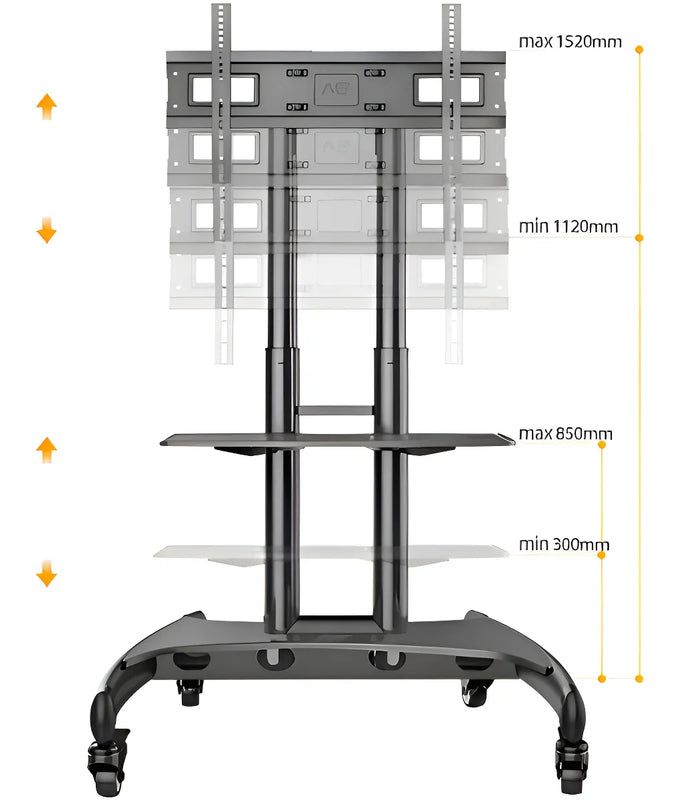 Rack De Pedestal Para Tv De 32 A 70 Nb Ava 1500 60 1p Color Negro
