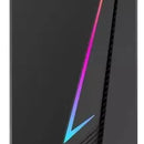 Chasis Gamer Iceberg Flux Elite X1 Fan Argb Negro