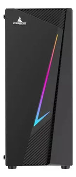 Chasis Gamer Iceberg Flux Elite X1 Fan Argb Negro