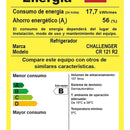 Minibar Titanium Anaqueles Ajustables Negro 121 L Challenger