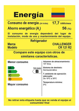 Minibar Titanium Anaqueles Ajustables Negro 121 L Challenger