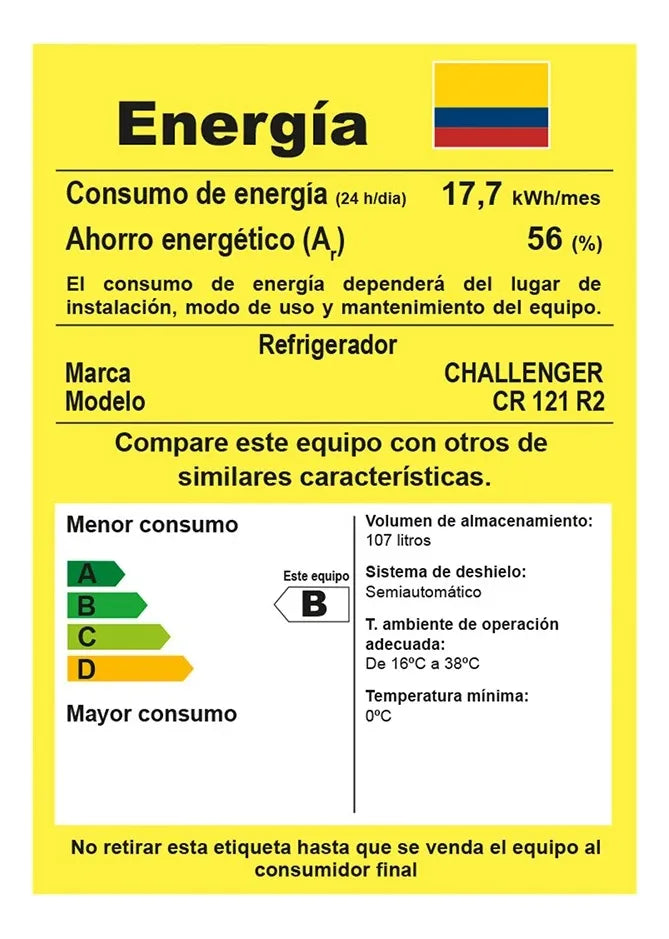 Minibar Titanium Anaqueles Ajustables Negro 121 L Challenger