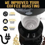 Tostador De Café Automático Sr800 - Control De Calor Variabl