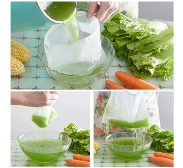 2 Filtros Bolsa De Tela Reusable Leche Y Queso