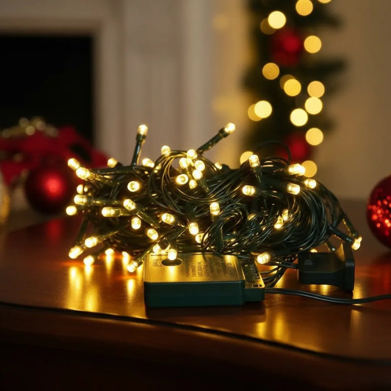 Luces Navideñas Para Arbol 300 Led (calido) Calida