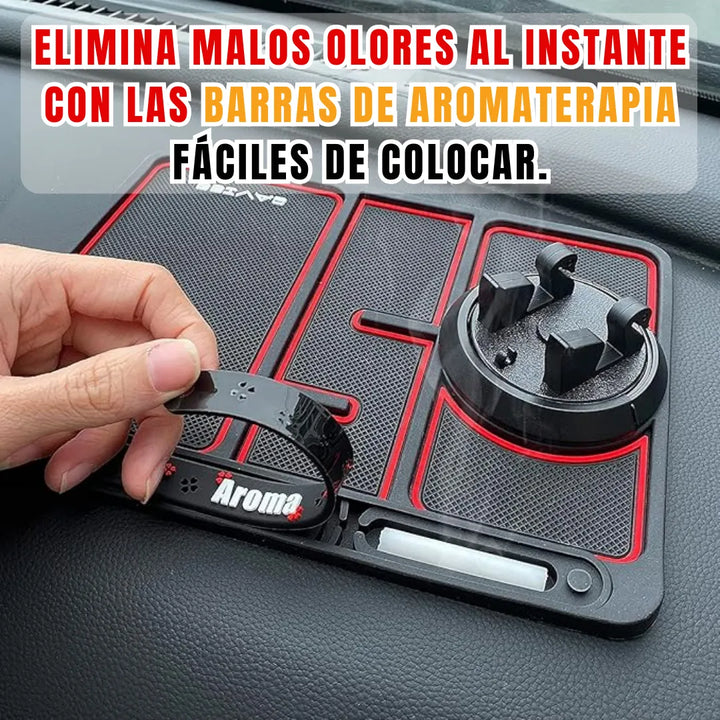 Soporte Celular Carro Alfombrilla Antideslizante Teléfono Negro
