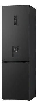 Nevera Lg 343l Bottom Freezer Doorcooling+ Thinq Negro Mate Plateado