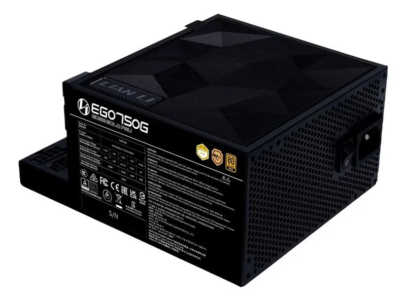 Fuente De Poder Lian Li 750w Atx Edge Gold Black Negro