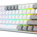 Teclado Wireless Redragon Fizz Pro Rgb 60% White/grey Sw Red Idioma Español Color Del Teclado Blanco/gris